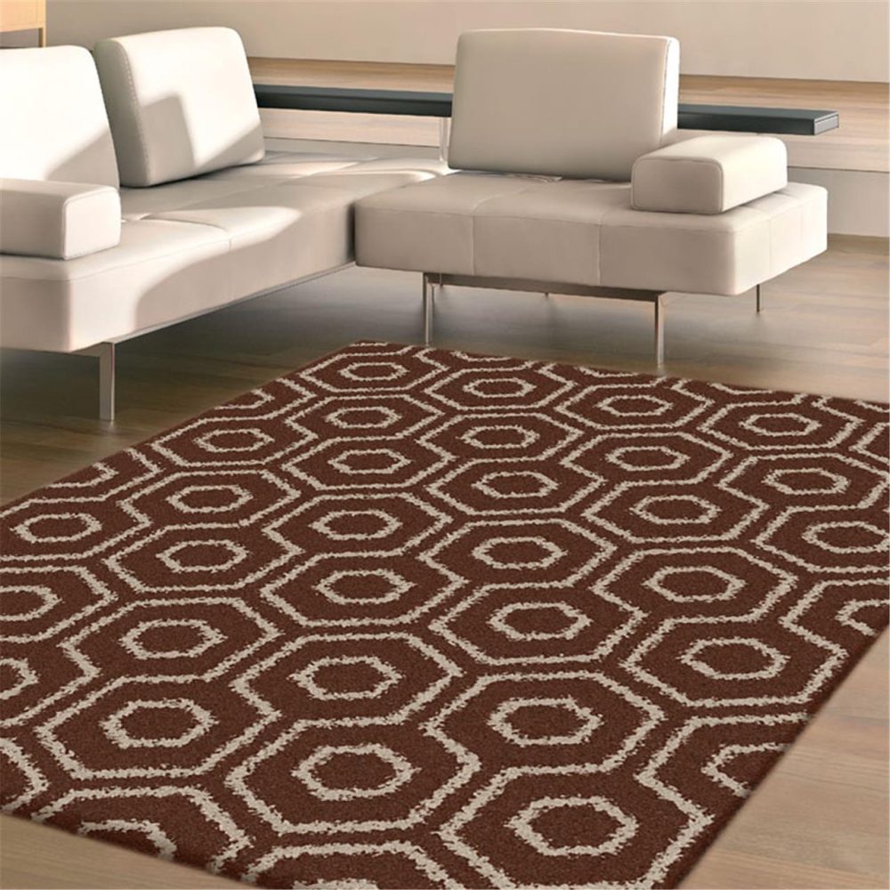 COMFORT SHAGGY 46 BROWN