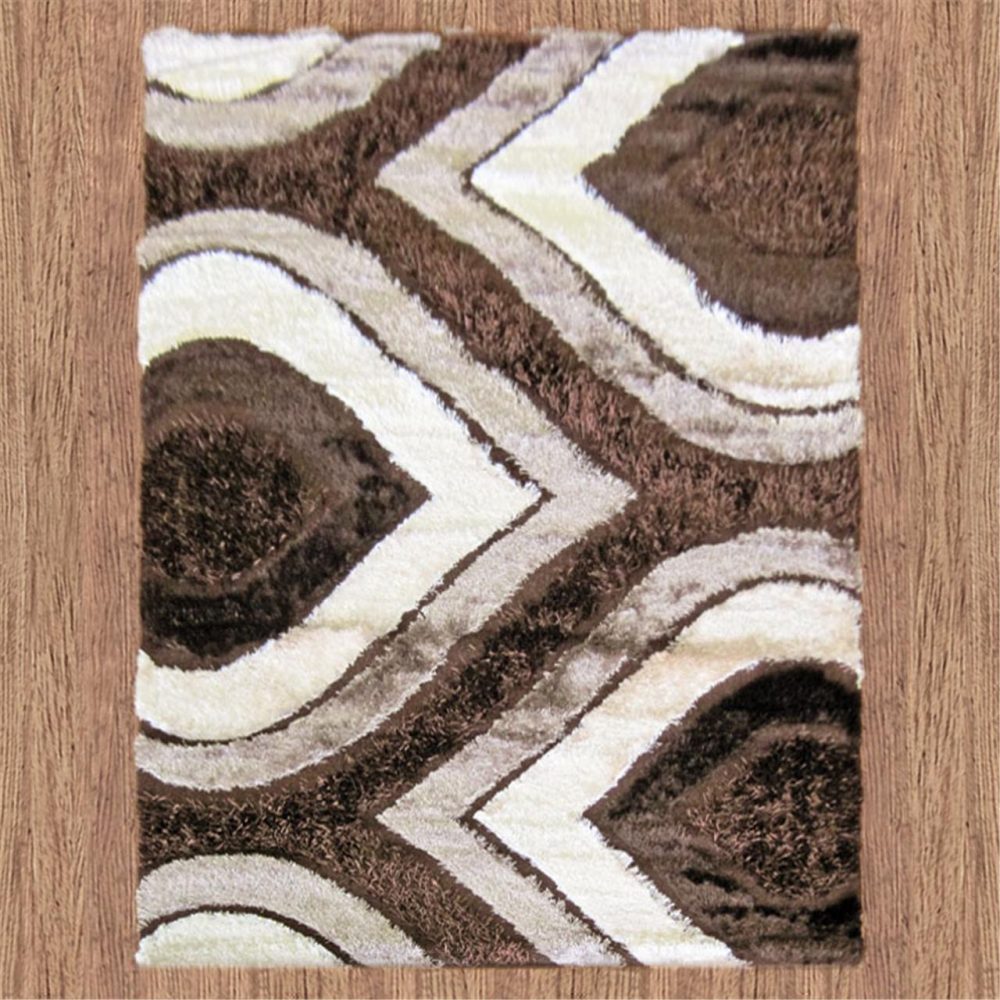 Alternative view of LUXURY SHAGGY 1204 BROWN
