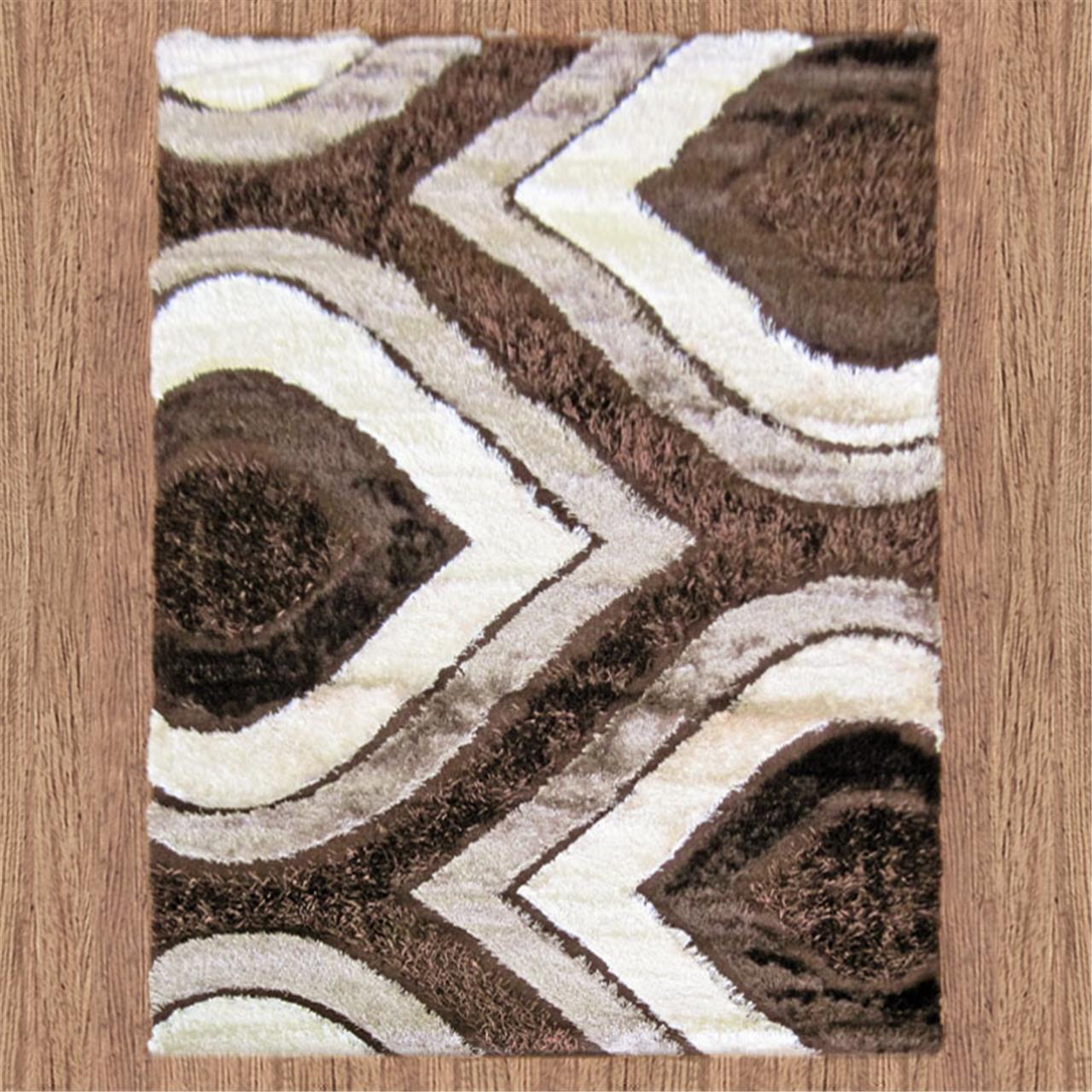 LUXURY SHAGGY 1204 BROWN - Image 2