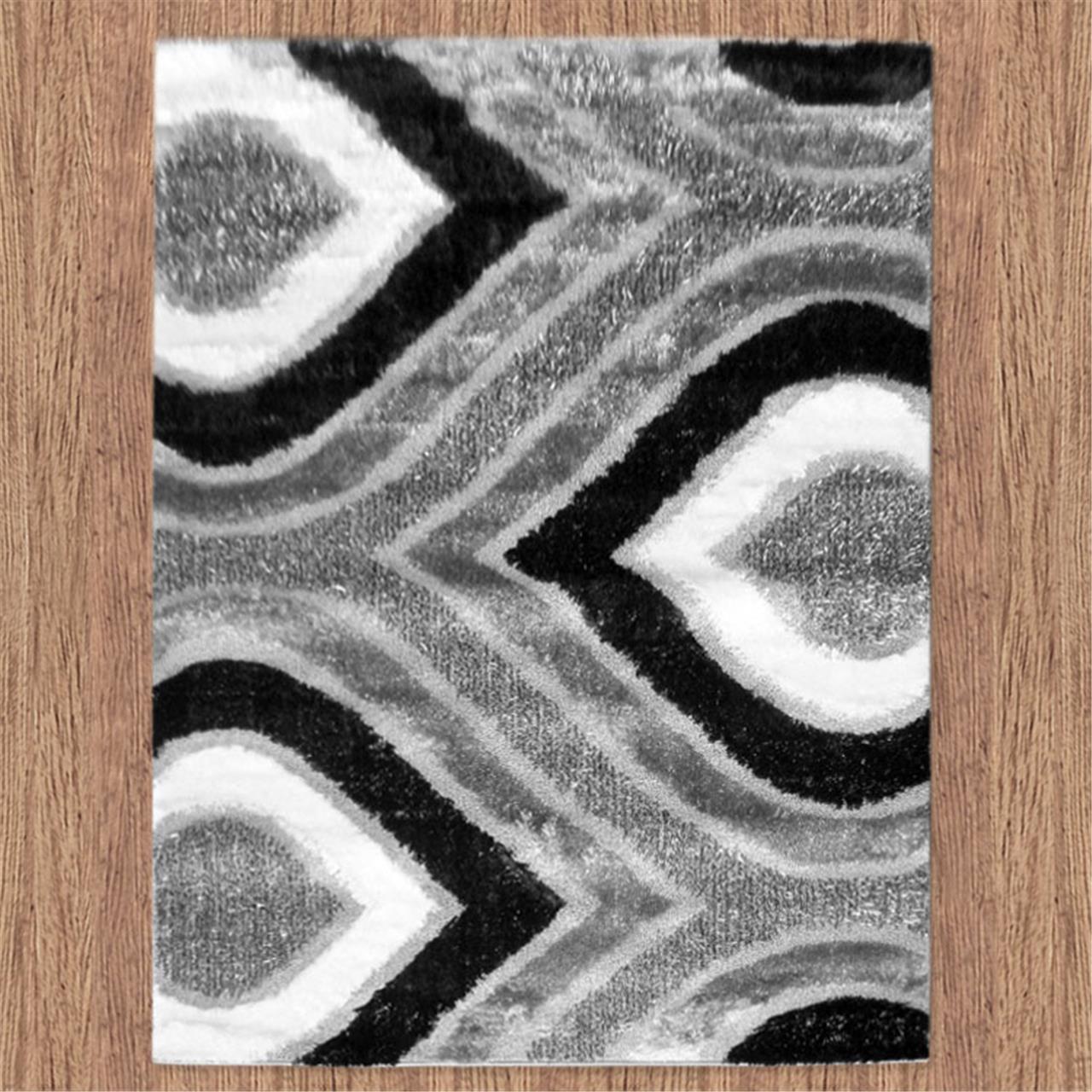 LUXURY SHAGGY 1204 GREY - Image 2