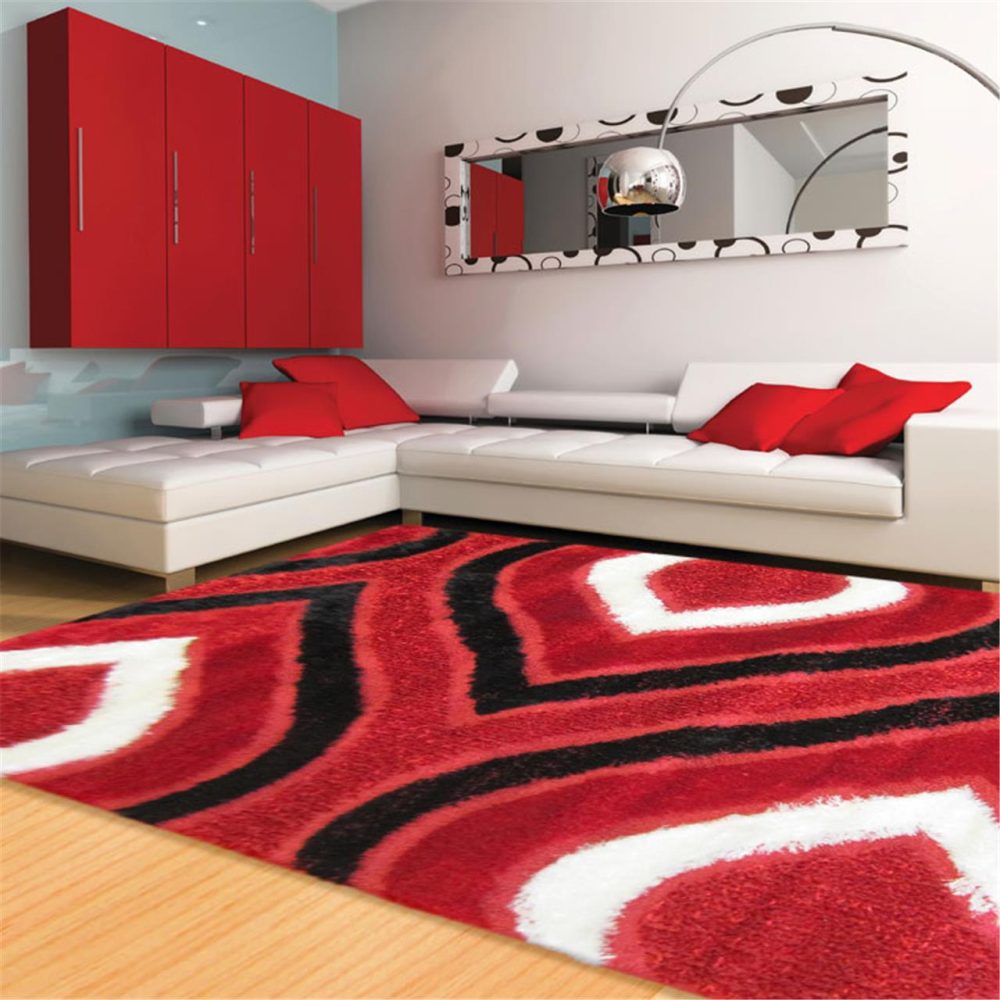 LUXURY SHAGGY 1204 RED
