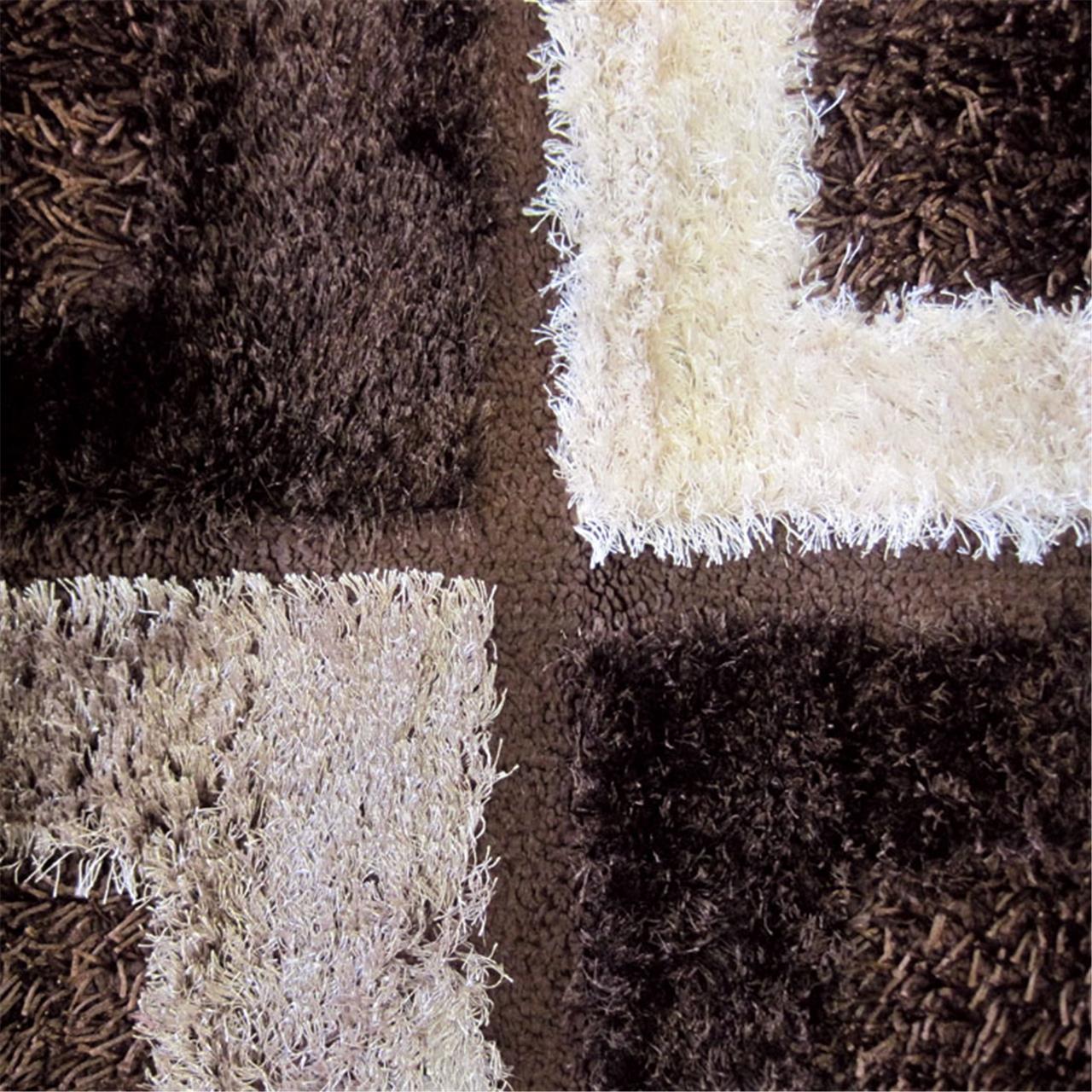 LUXURY SHAGGY 1206 BROWN - Image 3