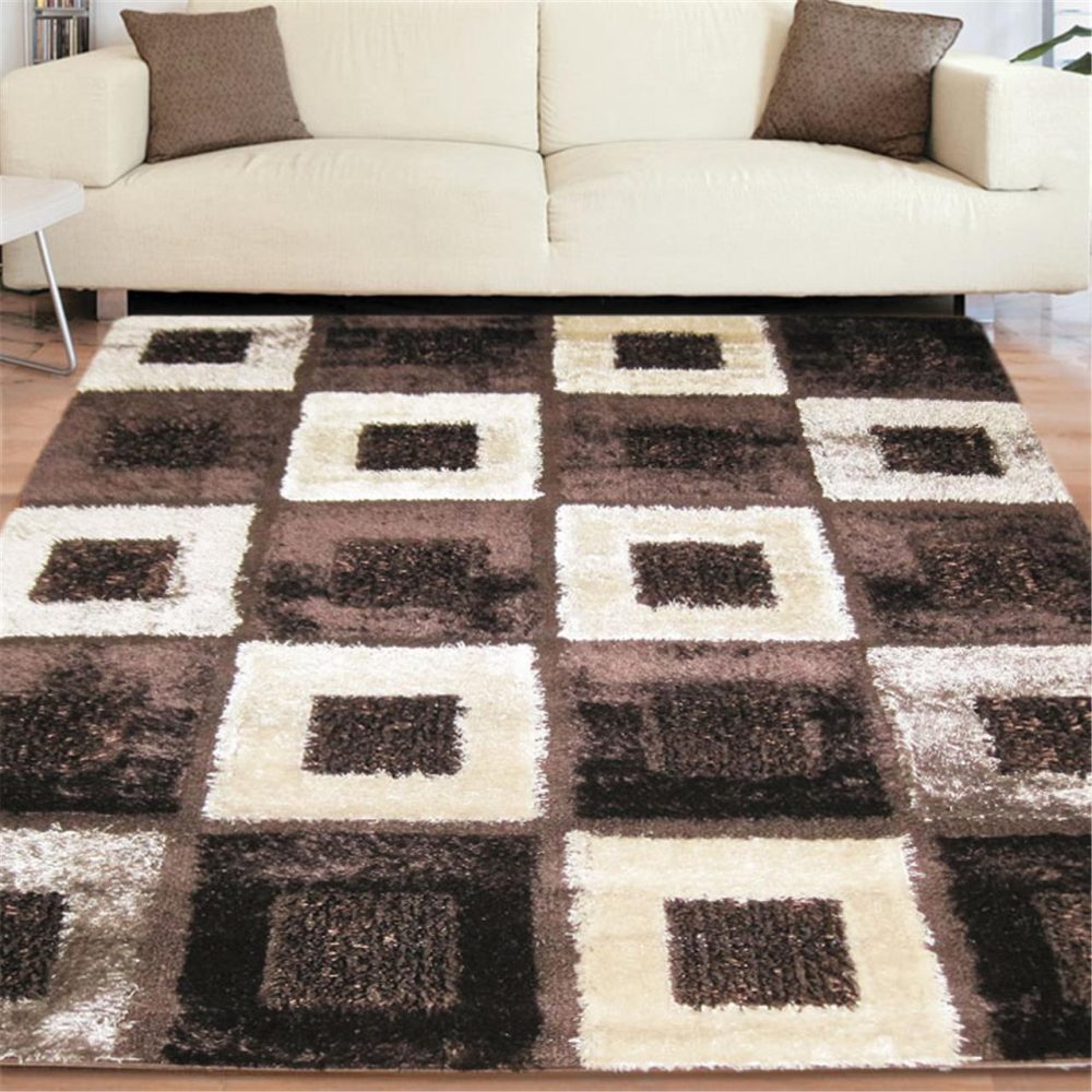 LUXURY SHAGGY 1206 BROWN