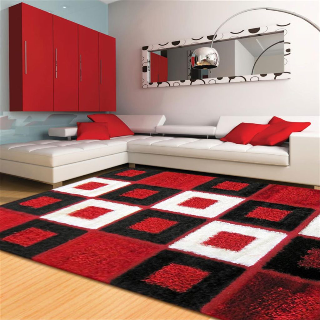 LUXURY SHAGGY 1206 RED